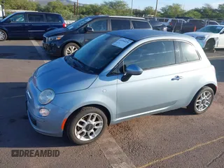 2015 FIAT 500 Pop with VIN 3C3CFFAR3FT556105, listed as a IAAI auction lot 41494276 with 94,826 mi miles. Bid and sale history available at carsss.com. Image 6.