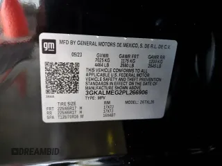 2023 GMC Terrain SLE с VIN 3GKALMEG2PL266906, выставлен на аукционе Copart как лот 49629585 с пробегом 15 914 миль миль и Списание • Salvage title. История ставок и продаж доступна на DreamBid. Изображение 13.