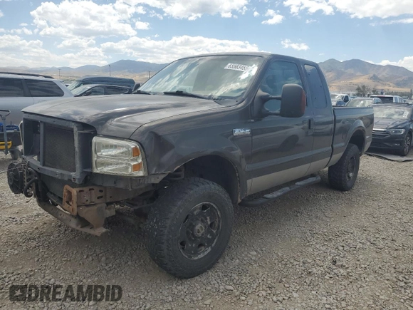 2005 Ford F-250 XL with VIN 1FTSX21555EA70470, listed as a Copart auction lot 65583455 with 243,381 mi miles and Salvage title. Bid and sale history available at DreamBid. Image 1.