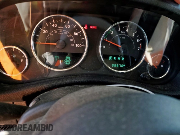 2017 Jeep Wrangler Unlimited Sahara with VIN 1C4BJWEG3HL665774, listed as a Copart auction lot 48538105 with 98,676 mi miles and Salvage Title. Bid and sale history available at carsss.com. Image 9.