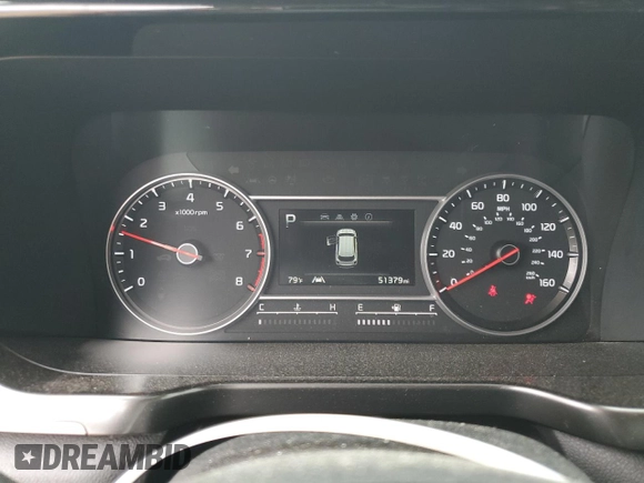 2022 Kia Sorento LX with VIN 5XYRGDLC0NG098996, listed as a Copart auction lot 53841315 with 51,379 mi miles and Salvage title. Bid and sale history available at DreamBid. Image 9.
