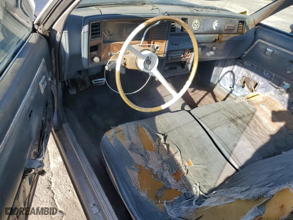 1984 Chevrolet El Camino with VIN 1GCCW80H6ER181690, listed as a Copart auction lot 84205954 with 75,912 mi miles and Salvage Title. Bid and sale history available at carsss.com. Image 8.