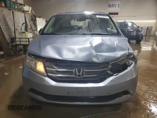 2013 Honda Odyssey EX-L with VIN 5FNRL5H64DB080141, listed as a Copart auction lot 49553235 with 128,358 mi miles and Salvage Title. Bid and sale history available at carsss.com. Image 5.