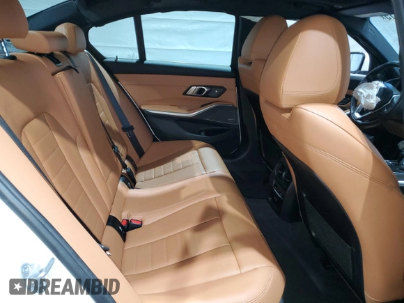 2021 BMW 3 Series 330i xDrive with VIN 3MW5R7J01M8B73697, listed as a Copart auction lot 48688115 with Not Provided miles and Salvage Title. Bid and sale history available at DreamBid. Image 10.