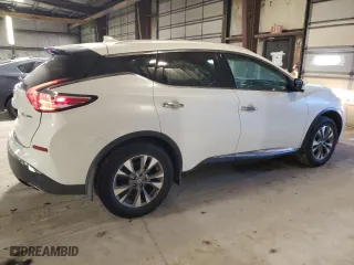 2017 Nissan Murano SL with VIN 5N1AZ2MH0HN105704, listed as a Copart auction lot 88717435 with 66,437 mi miles and Salvage Title. Bid and sale history available at carsss.com. Image 3.