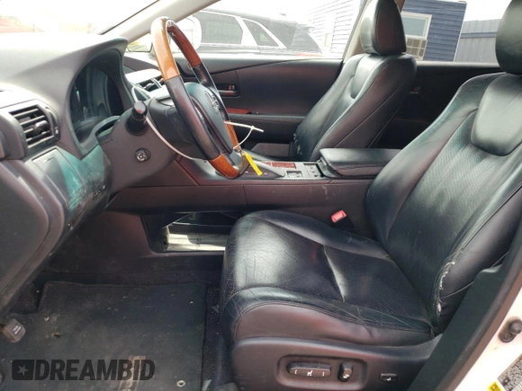 2011 Lexus RX 450h with VIN JTJBC1BA3B2045384, listed as a Copart auction lot 61182005 with 182,126 mi miles and Salvage title. Bid and sale history available at DreamBid. Image 7.