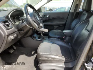 2018 Jeep Compass Limited with VIN 3C4NJDCBXJT399754, listed as a Copart auction lot 52698695 with 99,960 mi miles and Clean Title. Bid and sale history available at DreamBid. Image 7.
