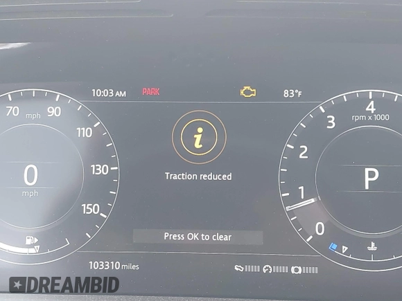 2018 Land Rover Range Rover with VIN SALGR2RV7JA395524, listed as a IAAI auction lot 42298825 with 103,310 mi miles and . Bid and sale history available at DreamBid. Image 15.