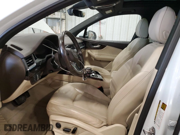 2017 Audi Q7 Premium Plus with VIN WA1LAAF71HD026691, listed as a Copart auction lot 55519725 with 128,047 mi miles and Clean Title. Bid and sale history available at DreamBid. Image 8.