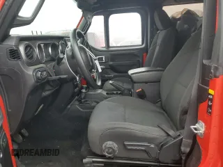 2021 Jeep Wrangler Sport with VIN 1C4GJXAG8MW788027, listed as a Copart auction lot 85940584 with 42,401 mi miles and Salvage Title. Bid and sale history available at DreamBid. Image 7.