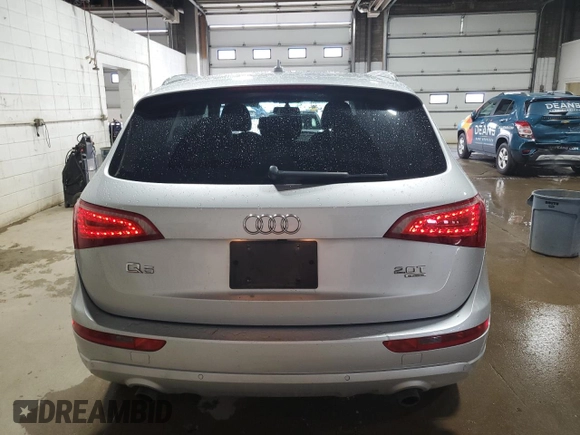 2012 Audi Q5 Premium Plus with VIN WA1LFAFP5CA122447, listed as a Copart auction lot 65022545 with 95,814 mi miles and Salvage title. Bid and sale history available at DreamBid. Image 6.