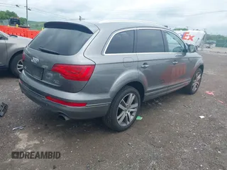 2014 Audi Q7 Premium Plus with VIN WA1LGAFE1ED003856, listed as a IAAI auction lot 42183101 with 91,696 mi miles and . Bid and sale history available at DreamBid. Image 4.