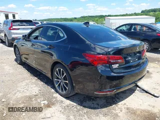 2017 Acura TLX V6 w/Technology Pkg with VIN 19UUB2F57HA001406, listed as a IAAI auction lot 42389634 with 108,657 mi miles and . Bid and sale history available at DreamBid. Image 3.