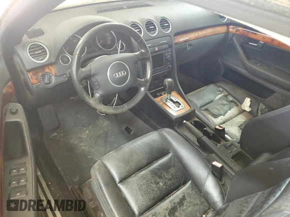 2006 Audi A4 3.0L with VIN WAUDT48H86K000848, listed as a Copart auction lot 44802395 with 95,054 mi miles and Clean Title. Bid and sale history available at carsss.com. Image 8.