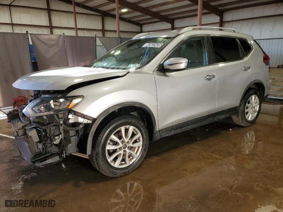 2020 Nissan Rogue SV with VIN KNMAT2MV3LP538894, listed as a Copart auction lot 43023435 with 66,374 mi miles and Salvage Title. Bid and sale history available at carsss.com. Image 1.