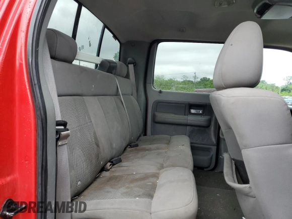 2006 Ford F-150 XLT with VIN 1FTPW12536FB24054, listed as a Copart auction lot 57057025 with 251,187 mi miles and Salvage title. Bid and sale history available at DreamBid. Image 10.