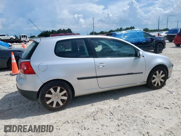 2008 Volkswagen Rabbit S with VIN WVWAA71K08W172239, listed as a Copart auction lot 61778975 with 108,894 mi miles and Clean title. Bid and sale history available at DreamBid. Image 3.