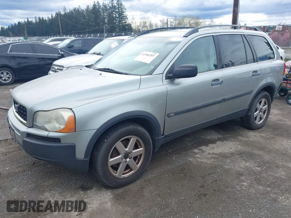 2004 Volvo XC90 with VIN YV1CZ59H741124995, listed as a IAAI auction lot 41906283 with 179,793 mi miles. Bid and sale history available at carsss.com. Image 2.