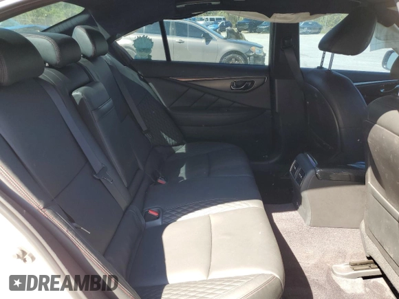 2021 Infiniti Q50 Red Sport 400 with VIN JN1FV7DR2MM880956, listed as a Copart auction lot 48795465 with 36,160 mi miles and Clean title. Bid and sale history available at DreamBid. Image 10.