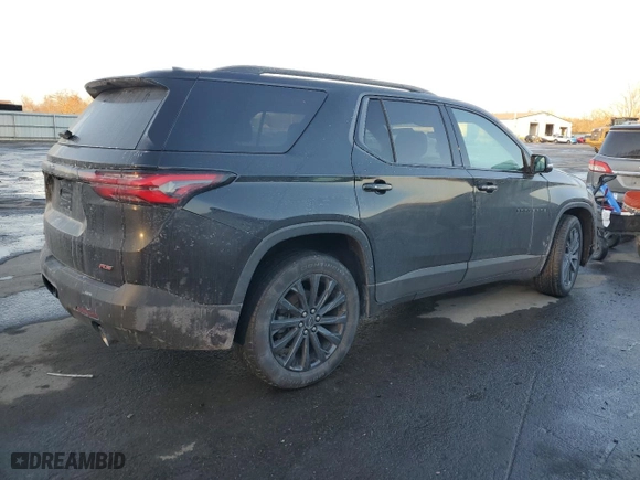 2022 Chevrolet Traverse RS with VIN 1GNEVJKW1NJ139268, listed as a Copart auction lot 88719675 with 52,851 mi miles and Salvage Title. Bid and sale history available at carsss.com. Image 3.