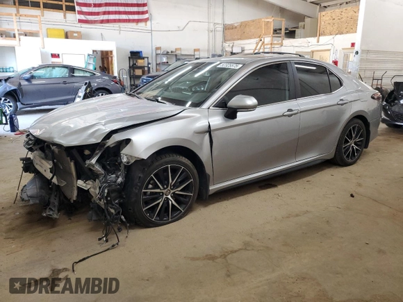 2023 Toyota Camry SE with VIN 4T1T11AKXPU773587, listed as a Copart auction lot 52325575 with 46,941 mi miles and Salvage Title. Bid and sale history available at DreamBid. Image 1.