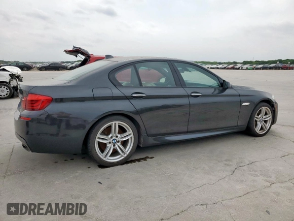 2012 BMW 5 Series 550i with VIN WBAFR9C53CDV59449, listed as a Copart auction lot 53901455 with 130,518 mi miles and Clean Title. Bid and sale history available at carsss.com. Image 3.