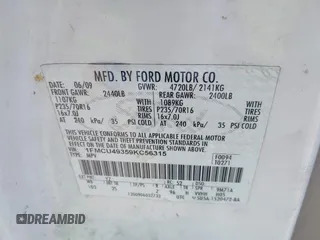 2009 Ford Escape Hybrid with VIN 1FMCU49359KC56315, listed as a IAAI auction lot 42322405 with 62,150 mi miles and . Bid and sale history available at DreamBid. Image 9.