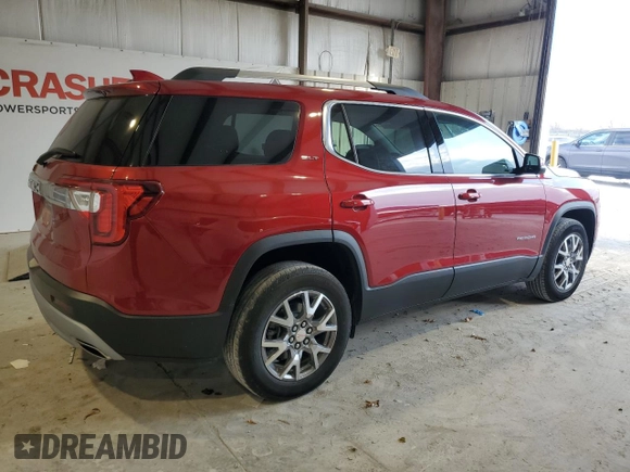 2021 GMC Acadia SLT with VIN 1GKKNMLS8MZ143489, listed as a Copart auction lot 83545894 with 34,427 mi miles and Salvage Title. Bid and sale history available at carsss.com. Image 3.