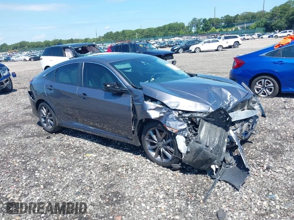 2020 Honda Civic EX-L with VIN 19XFC1F71LE201736, listed as a IAAI auction lot 39805242 with 47,132 mi miles and . Bid and sale history available at DreamBid. Image 1.