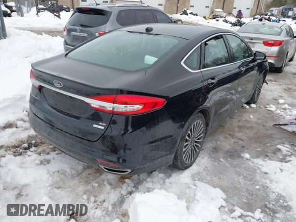 2017 Ford Fusion SE with VIN 3FA6P0H93HR136181, listed as a IAAI auction lot 41643411 with 58,545 mi miles. Bid and sale history available at carsss.com. Image 4.