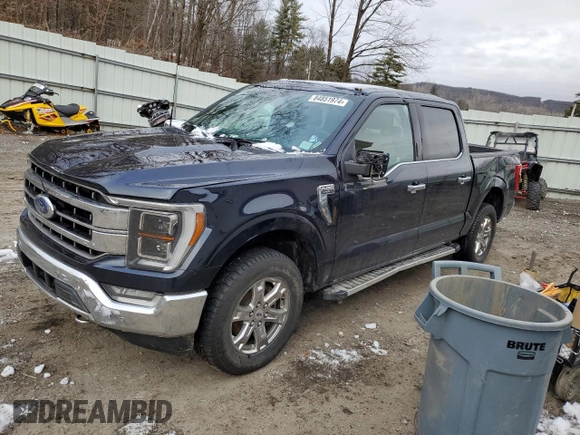 2022 Ford F-150 XL with VIN 1FTFW1E80NFA56814, listed as a Copart auction lot 84851974 with 69,933 mi miles and Salvage Title. Bid and sale history available at carsss.com. Image 1.