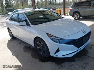 2021 Hyundai Elantra SEL with VIN 5NPLM4AG4MH011970, listed as a IAAI auction lot 41979073 with 45,111 mi miles. Bid and sale history available at carsss.com. Image 1.