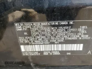 2010 Toyota RAV4 Limited z VIN 2T3DK4DV8AW016887, wystawiony jako Copart lot #59012315 z przebiegiem 187 773 mil mil oraz Szkoda całkowita • Salvage title. Historia ofert i sprzedaży dostępna na DreamBid. Obrazek 13.
