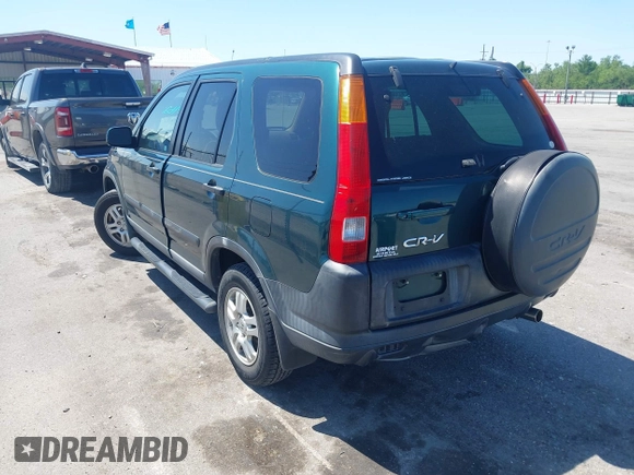 2002 Honda CR-V EX with VIN SHSRD78832U012235, listed as a IAAI auction lot 41979623 with 304,250 mi miles. Bid and sale history available at carsss.com. Image 3.