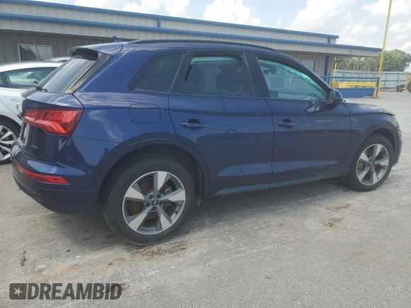 2020 Audi Q5 Premium with VIN WA1ANAFY4L2101702, listed as a Copart auction lot 60560175 with 75,309 mi miles and Clean title. Bid and sale history available at DreamBid. Image 3.