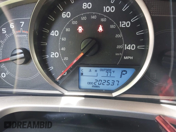 2013 Toyota RAV4 XLE with VIN JTMRFREV6DD011338, listed as a IAAI auction lot 42214088 with 202,537 mi miles and . Bid and sale history available at DreamBid. Image 15.