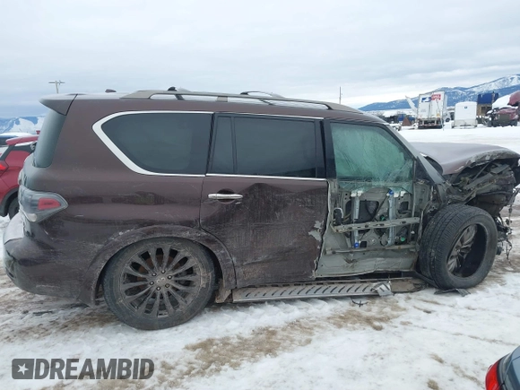 2015 Infiniti QX80 with VIN JN8AZ2NEXF9087473, listed as a IAAI auction lot 41282361 with Not provided miles and . Bid and sale history available at DreamBid. Image 14.
