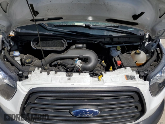 2019 Ford Transit with VIN 1FTYE1YM6KKB46220, listed as a Copart auction lot 56470595 with 38,069 mi miles and Salvage title. Bid and sale history available at DreamBid. Image 12.
