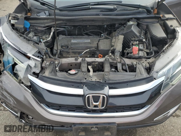 2015 Honda CR-V EX-L with VIN 2HKRM4H79FH617056, listed as a Copart auction lot 50390375 with 73,701 mi miles and Salvage Title. Bid and sale history available at carsss.com. Image 12.