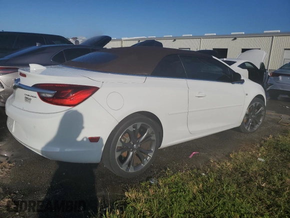 2018 Buick Cascada Premium with VIN W04WH3N5XJG063442, listed as a Copart auction lot 75447944 with Not provided miles and Salvage title. Bid and sale history available at DreamBid. Image 3.