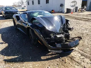 2018 Ferrari 488 z VIN ZFF79ALA6J0231860, wystawiony jako Copart lot #46477065 z przebiegiem Nie podano mil oraz Szkoda całkowita • Salvage title. Historia ofert i sprzedaży dostępna na DreamBid. Obrazek 14.