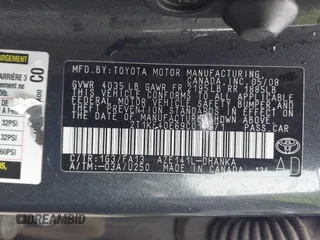 2009 Toyota Matrix S with VIN 2T1KE40E69C017871, listed as a IAAI auction lot 42526992 with 162,619 mi miles and . Bid and sale history available at DreamBid. Image 9.