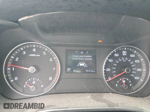 2021 Kia Forte LXS with VIN 3KPF24AD5ME349360, listed as a Copart auction lot 51320225 with 75,712 mi miles and Clean title. Bid and sale history available at DreamBid. Image 9.