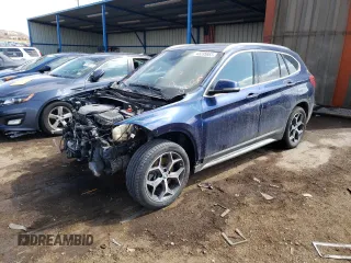 2019 BMW X1 xDrive28i with VIN WBXHT3C50K5L91257, listed as a Copart auction lot 45235683 with 45,375 mi miles. Bid and sale history available at carsss.com. Image 1.