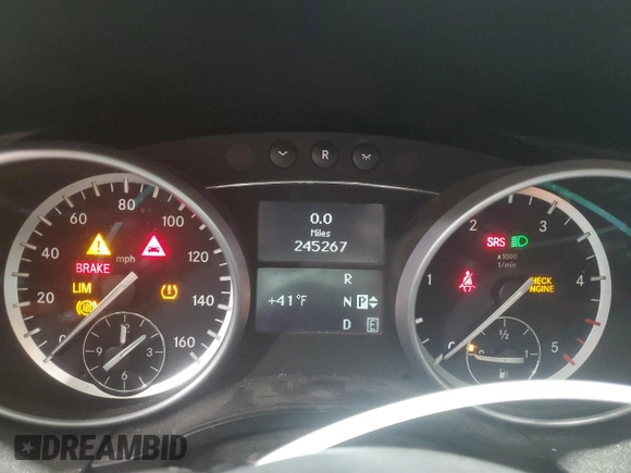 2011 Mercedes-Benz R 350 with VIN 4JGCB2FE9BA127649, listed as a Copart auction lot 43731225 with 245,267 mi miles and Clean title. Bid and sale history available at DreamBid. Image 9.