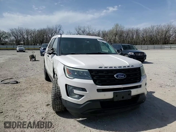 2017 Ford Explorer Sport with VIN 1FM5K8GTXHGA16039, listed as a Copart auction lot 49606295 with 89,697 mi miles and Salvage title. Bid and sale history available at DreamBid. Image 11.