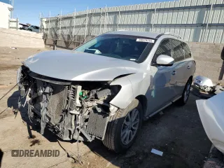 2015 Nissan Pathfinder SV z VIN 5N1AR2MN9FC603138, wystawiony jako Copart lot #80979204 z przebiegiem 205 928 mil mil oraz Szkoda całkowita • Salvage title. Historia ofert i sprzedaży dostępna na DreamBid. Obrazek 1.