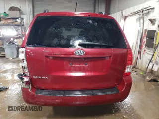 2012 Kia Sedona LX with VIN KNDMG4C71C6432577, listed as a Copart auction lot 49298405 with 205,983 mi miles and Salvage Title. Bid and sale history available at carsss.com. Image 6.
