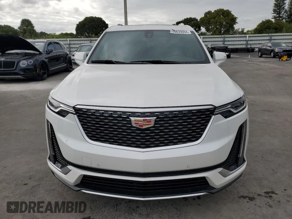 2024 Cadillac XT6 FWD Luxury with VIN 1GYKPAR47RZ746965, listed as a Copart auction lot 78839094 with 3,908 mi miles and Salvage Title. Bid and sale history available at carsss.com. Image 5.