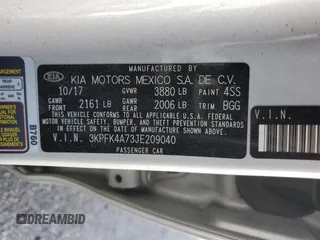 2018 Kia Forte LX with VIN 3KPFK4A73JE209040, listed as a Copart auction lot 55321045 with 180,587 mi miles and Clean Title. Bid and sale history available at carsss.com. Image 12.